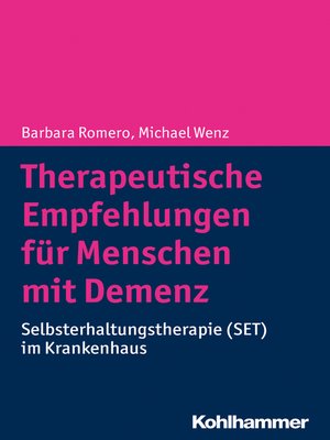 cover image of Therapeutische Empfehlungen für Menschen mit Demenz